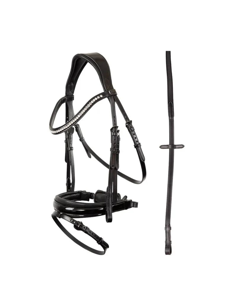Anky Anatomical Patent Bridle Black